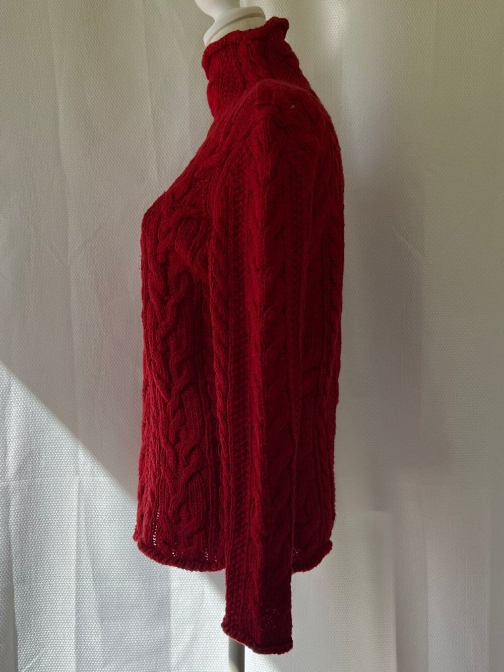 LRL Lauren Jean Co Ralph Lauren Cable Knit Roll-neck Sweater/Pullover - Picture 4 of 15